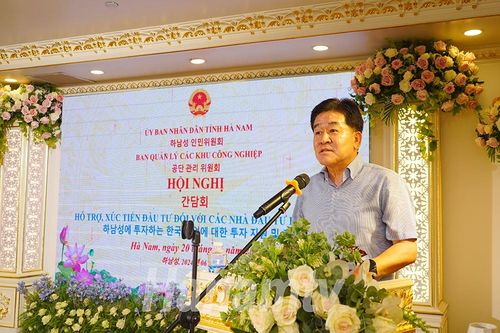 Hà Nam: Hỗ trợ, xúc tiến đầu tư với các doanh nghiệp của Hàn Quốc