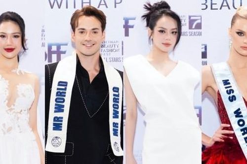 Màn khoe sắc mãn nhãn của dàn Miss World và Hoa - Á hậu Việt tại sự kiện thời trang