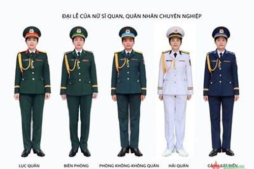 Trang phục dự lễ của nữ sĩ quan trong Quân đội nhân dân Việt Nam được quy định như thế nào?