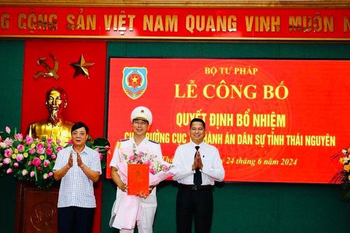 Ông Bùi Huy Toàn làm Cục trưởng Thi hành án dân sự Thái Nguyên