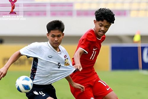 Lào toàn thắng 2 trận, sáng cửa đi tiếp ở giải U16 Đông Nam Á