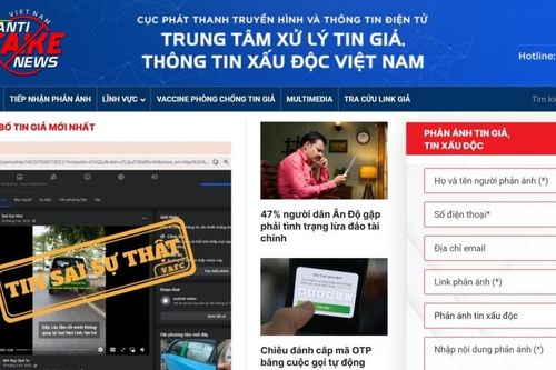 Nâng cấp phiên bản mới cho trang Chống tin giả và lan tỏa trên các mạng xã hội