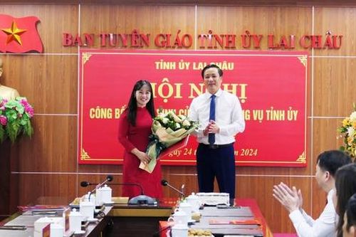 Lai Châu bổ nhiệm 2 cán bộ nữ làm lãnh đạo ban Tuyên giáo và Văn phòng Tỉnh ủy