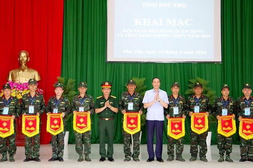 Khai mạc Hội thao bắn súng quân dụng và thể dục thể thao quốc phòng năm 2024