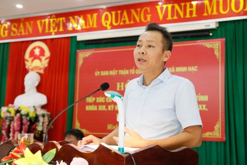 Đại biểu HĐND tỉnh tiếp xúc cử tri tại huyện Hạ Hòa