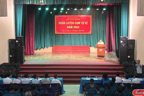 Khai mạc huấn luyện cụm tự vệ