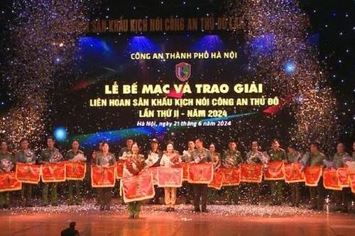 Bế mạc Liên hoan Sân khấu kịch nói Công an Thủ đô lần thứ II - 2024