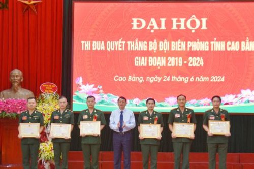 Đại hội Thi đua Quyết thắng Bộ đội Biên phòng tỉnh giai đoạn 2019 - 2024