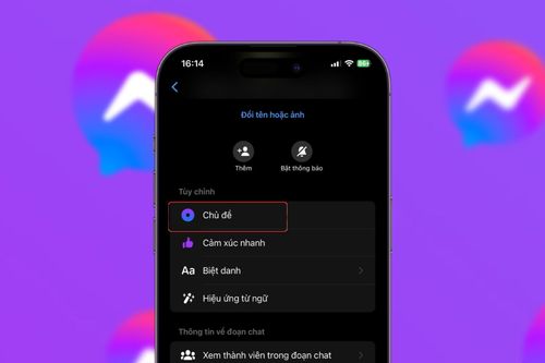 Hướng dẫn bạn cách đổi chủ đề Messenger