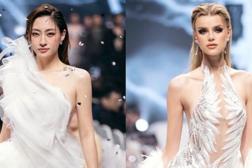 Ngắm đương kim Miss World đẹp hoàn mỹ với váy dạ hội của NTK Lê Thanh Hòa