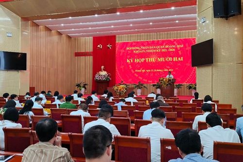HĐND quận Hoàng Mai tiến hành Kỳ họp thứ 12