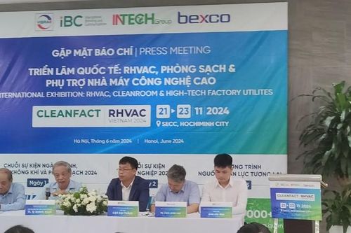 150 gian hàng tham gia triển lãm công nghệ CLEANFACT & RHVAC VIETNAM 2024