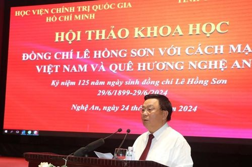Tìm hiểu sâu sắc hơn về sự nghiệp cách mạng của đồng chí Lê Hồng Sơn