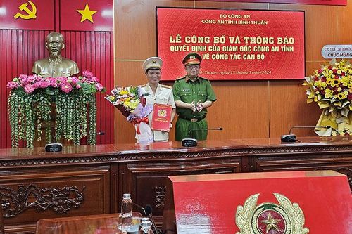 Quyết định nhân sự của Bộ Công an tại Bình Thuận