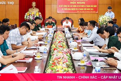 Đức Thọ tiếp tục xây dựng cơ sở vững mạnh toàn diện, đáp ứng yêu cầu nhiệm vụ