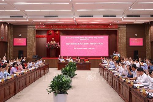 Hội nghị lần thứ 18 Ban Chấp hành Đảng bộ thành phố Hà Nội khóa XVII