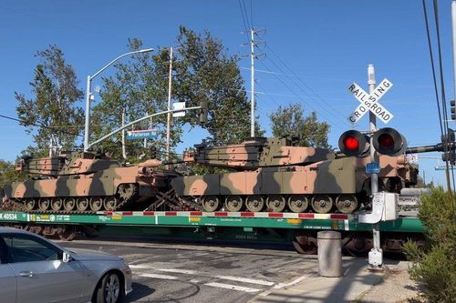 Hé lộ hình ảnh siêu xe tăng M1A2 Abrams được cho là vận chuyển đến 'xứ sở Kangaroo'