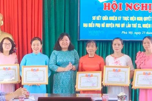 Hội LHPN huyện Phù Mỹ (Bình Định): 7/9 chỉ tiêu Nghị quyết đạt 100%