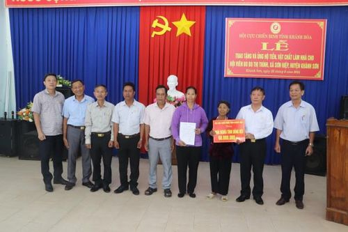 Hội Cựu chiến binh tỉnh hỗ trợ xây nhà nghĩa tình đồng thội cho hội viên nghèo