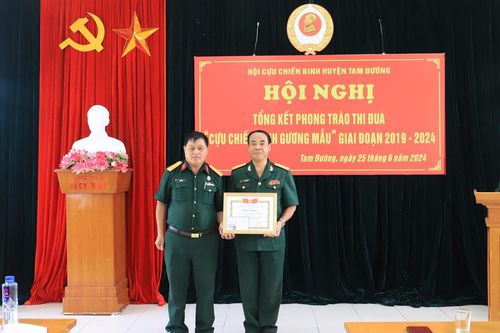 2 tập thể, 15 cá nhân có thành tích tiêu biểu trong thực hiện phong trào thi đua 'CCB gương mẫu' giai đoạn 2019-2024