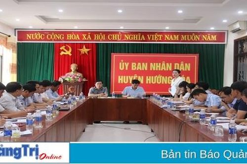 Tổ đại biểu Hội đồng nhân dân tỉnh làm việc với huyện Hướng Hóa