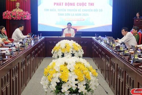 Phát động Cuộc thi 'Tìm hiểu, tuyên truyền về chuyển đổi số tỉnh Sơn La năm 2024'