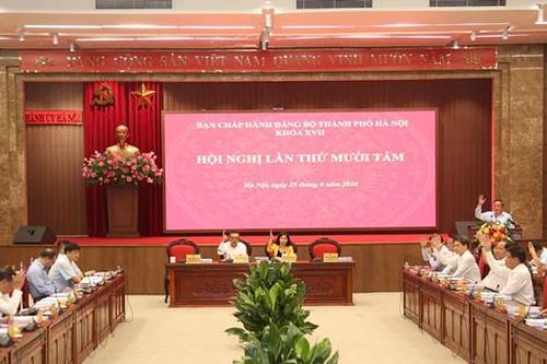 Sớm ban hành kế hoạch tổ chức đại hội đảng các cấp thành phố Hà Nội