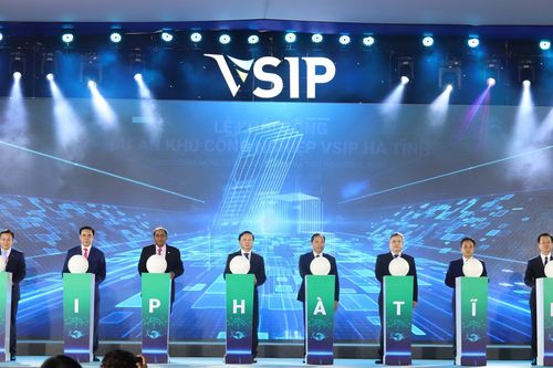 Khởi công Dự án VSIP đánh dấu bước đột phá trong thu hút đầu tư ở Hà Tĩnh