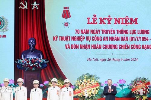 Kỷ niệm 70 năm Ngày truyền thống Lực lượng Kỹ thuật nghiệp vụ Công an Nhân dân