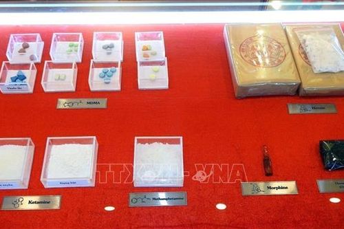 Không gian triển lãm công tác đấu tranh phòng, chống tội phạm về ma túy