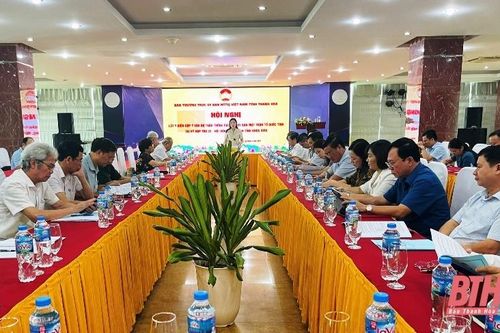 Góp ý vào dự thảo thông báo của Ủy ban MTTQ tỉnh tại Kỳ họp thứ 20, HĐND tỉnh khóa XVIII