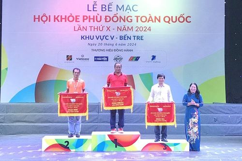 Đồng Tháp xếp hạng Nhất toàn đoàn tại Hội khỏe Phù Đổng toàn quốc lần thứ X năm 2024