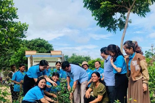 Hội Liên hiệp phụ nữ huyện Mang Yang phát động trồng cây 'Đời đời nhớ ơn Bác Hồ'