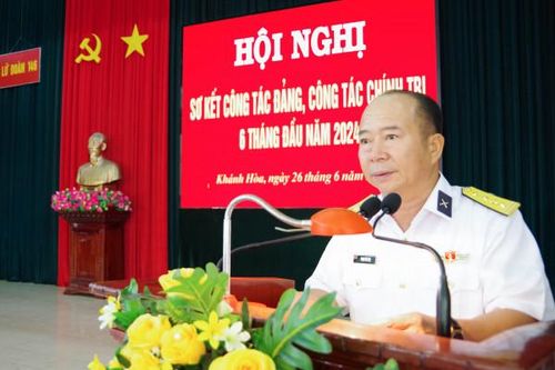 Lữ đoàn 146 sơ kết công tác đảng, công tác chính trị 6 tháng đầu năm