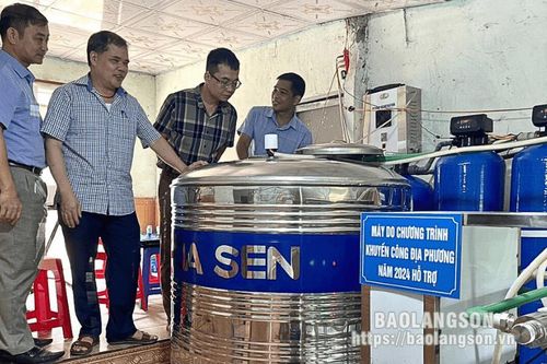 Nghiệm thu đề án khuyến công địa phương tại huyện Cao Lộc
