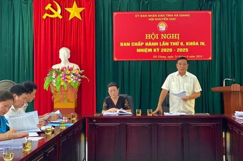 Hội Khuyến học tỉnh Hà Giang tổ chức Hội nghị Ban Chấp hành lần thứ 8, khóa 4, nhiệm kỳ 2020-2025