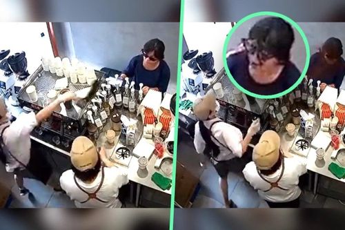 Nữ nhân viên hất cà phê vào mặt khách, dân mạng Trung Quốc vẫn đua nhau bênh