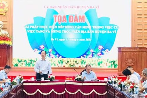 Ba Vì đồng lòng xây dựng nếp sống văn minh