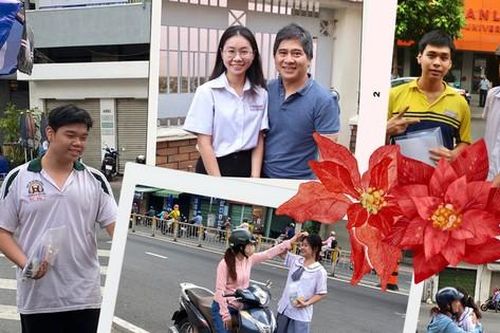 Ngày đầu thi tốt nghiệp THPT: Phụ huynh ôm động viên, mong sĩ tử thật tự tin