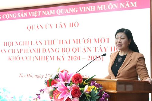 Tây Hồ tăng tốc hoàn thành các chỉ tiêu phát triển kinh tế - xã hội