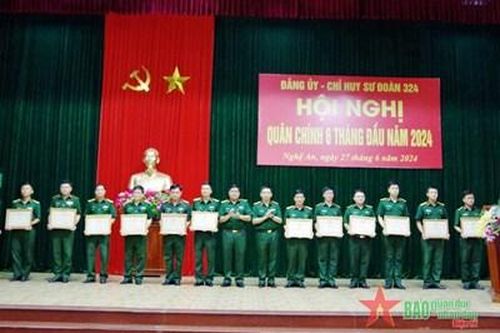 Sư đoàn 324, Quân khu 4: Hội nghị Quân chính 6 tháng đầu năm 2024