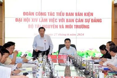 Bộ Tài nguyên và Môi trường xuyên suốt chủ trương không đánh đổi môi trường lấy tăng trưởng kinh tế