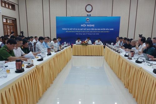 Hòa Vang tổ chức Hội nghị thông tin một số dự án, quỹ đất sạch trên địa bàn huyện