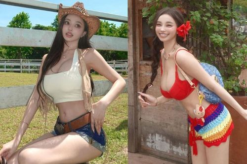 Hot girl xứ Trung mặt học sinh, thân hình phụ huynh đốn tim fan