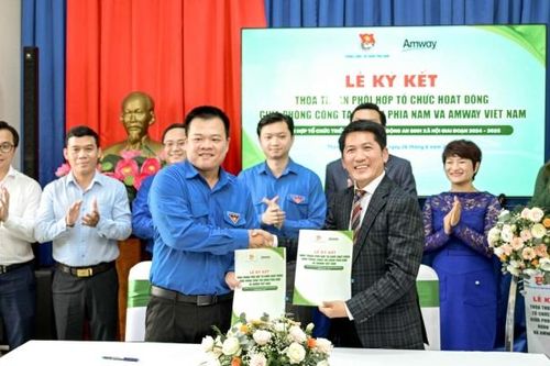 Amway VN hợp tác cùng TƯ Đoàn Thanh niên Cộng sản Hồ Chí Minh thực hiện hoạt động cộng đồng trên toàn quốc