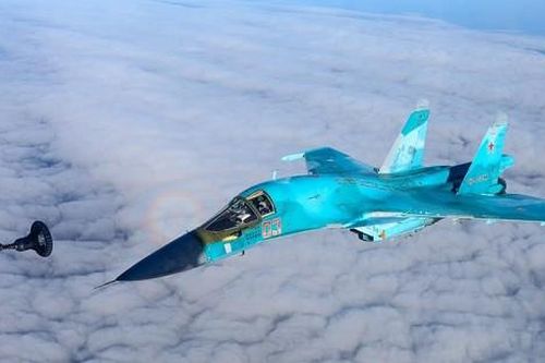 UAV Mỹ chạm trán tiêm kích Su-34 Nga ở Syria