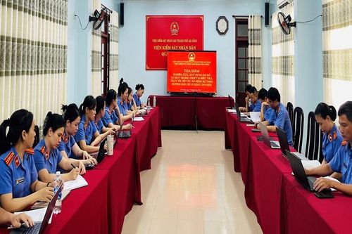 VKSND quận Hải Châu tổ chức tọa đàm nghiên cứu, xây dựng sơ đồ tư duy