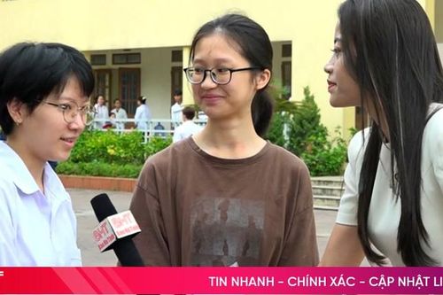 Thí sinh Hà Tĩnh chia sẻ cảm xúc trước giờ làm bài môn Ngữ văn
