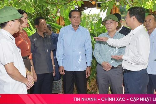 Lãnh đạo tỉnh Khăm Muồn ấn tượng trước các mô hình nông thôn mới Hà Tĩnh