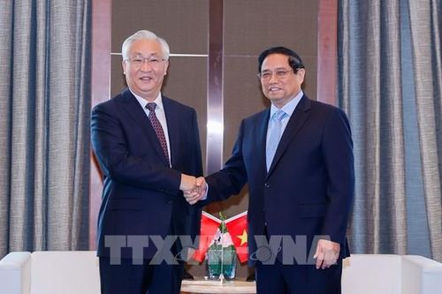 Thủ tướng Phạm Minh Chính tiếp Phó Thủ tướng Trung Quốc Trương Quốc Thanh